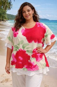 Picture of ELEGANT SUMMER TOP LINED IN COTTON GAUZE